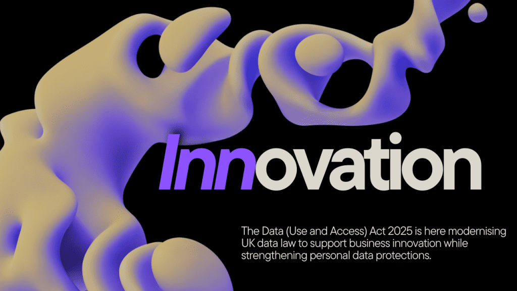 mage representing data protection and digital innovation in the UK, symbolising the DUAA 2025.